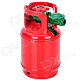 Creative Gas Tank Style Windproof Butane Gas Lighter - Red + Green