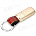 Stylish Butane Gas Lighter Keychain - Light Golden