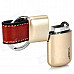 Stylish Butane Gas Lighter Keychain - Light Golden