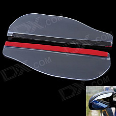 Universal Auto Car Rear View Mirror Rainproof Blade - Transparent (2 PCS)