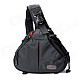 Caden K1 Professional Triangle Crossbody Shoulder Bag for DSLR Camera - Black