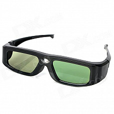 Rechargeable Resin 3D Active Shutter Glasses for Projector - Black