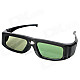 Rechargeable Resin 3D Active Shutter Glasses for Projector - Black