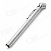 Pen Style Car Tire Barometric Pressure Gauge - Silver + Black