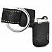 Stylish Butane Gas Lighter Keychain - Black