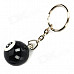 Terminator Snooker N0.8 Ball Keychain - Black
