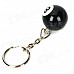 Terminator Snooker N0.8 Ball Keychain - Black