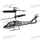 3-Channel Pocket R/C Helicopter with LED Lightshow (1822C-3)