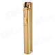 Long Strip Stainless Steel Butane Gas Lighter - Golden