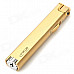 Long Strip Stainless Steel Butane Gas Lighter - Golden