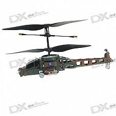 3-Channel Pocket R/C Helicopter with LED Lightshow (9001-3)