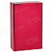 Fashion Slip Aluminum Name Case - Deep Pink