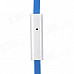 Awei ES700i In-Ear Bass Stereo Earphone - Blue + White (3.5mm / 120cm)