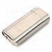 Dolphin Pattern Windproof Dual-Flame Butane Gas Lighter - Silver