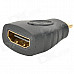 HDMI Female to Micro HDMI Male Adapter - Black