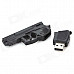 Cool Pistol Style USB 2.0 Flash Drive - Black (8GB)