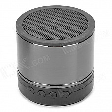 Mini USB Rechargeable Bluetooth v2.1 + EDR MP3 Player Music Speaker w/ TF - Black