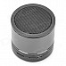 Mini USB Rechargeable Bluetooth v2.1 + EDR MP3 Player Music Speaker w/ TF - Black