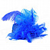 Feather Flower Mini Top Hat Hair Clips for Party / Holiday - Blue