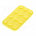 Car Sticky Silicone Anti-Slip Mat for Cell Phone - Yellow