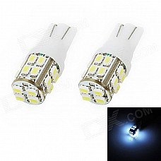 T10 1.3W 120lm 20x1210 SMD LED White Light Car Clearance / Instrument Light (2 PCS / 12V)