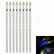 LED Meteor Rain 8-Tube Light - White (EU Plug / AC 100~240V )