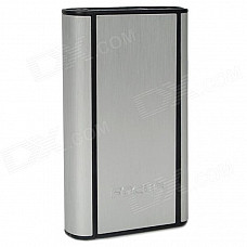 Focus JunLang Wiredrawing Cigarette Storage Case - Silver + Black (Holds 10)