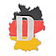 3D Germany National Flag Style Grill Decoration Emblem for Car Tuning
