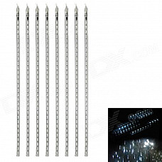 8-Tube 8 x 30 LED White Meteor Rain Light for Tree Decoration (100~240V)