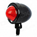 10W 1-Common Bulb Yellow Light Retro Motorcycle Steering Lamp - Black + Red (12V / 30cm / 4 PCS)