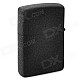 Earth Classical Matte Windproof Fuel Lighter - Black- Black