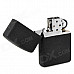 Earth Classical Matte Windproof Fuel Lighter - Black- Black