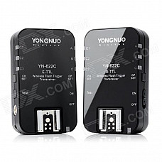 Yongnuo YN-622C Wireless E-TTL Flash Trigger Transceiver Set for Canon EOS DSLR - Black (2 PCS)