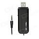 3.5mm USB FM Transmitter Car Music Player for Iphone / Ipad / MP3 - Black