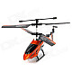 Rechargeable 3.5-CH ABS IR Remote Control R/C Helicopter w/ Gyroscope - Orange + Black