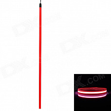 Car / Motorcycle Decorative Flexible EL Cold Light Flat Strip Lamp w/ Drive - Red (3V)