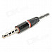 3.5mm TRRS Male to 3.5mm Male Audio Cable - Grey