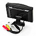 5.0" LCD Car Rear-View Stand Security Monitor + Camera w/ 5-IR LED Kit (480 x 272 Pixels)