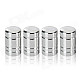 Aluminum Alloy Car Tire Valve Caps - Silver (4 PCS)