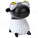 Cartoon Sheep Style Eyes Pop Out Stress Reliever Relief Squeeze Toy - Black + White