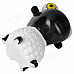 Cartoon Sheep Style Eyes Pop Out Stress Reliever Relief Squeeze Toy - Black + White