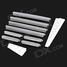 Decorative Car Crash Barriers Door Guard Strip Protectors Set - Translucent