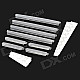 Decorative Car Crash Barriers Door Guard Strip Protectors Set - Translucent