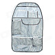 Car Seat Back Pocket-Storage Organizer Bag - Grey