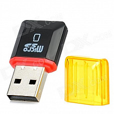 Diamond High-Speed USB 2.0 Micro SD SDHC TF Card Reader - Black (Max. 32GB)