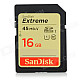 Genuine SanDisk Extreme SDHC 300X High-Speed Memory Card (16GB / Class 10)