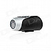 5.0MP Wide Angle HD 720P 20m Waterproof Diving Camera w/ DV / 2-LED / AV / MIC / USB / TF - Black