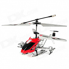 Rechargeable 4-CH IR Remote Controlled R/C Helicopter w/ Gyro - Red