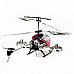 Rechargeable 4-CH IR Remote Controlled R/C Helicopter w/ Gyro - Red + Silver + Black