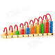 JIWANG XM-3010 1 + 1 Wooden Calculation Toy Shelf - Multicolored